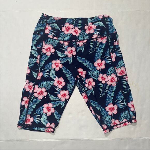 Santiny Womens Size L Shorts High Waisted Swim Surfing Travel Vacation - Picture 8 of 9